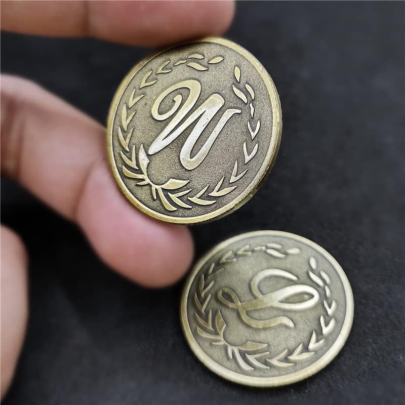 [ДА НЕ] Решаваща монета Късмет Щастливата монета Игра Забавно Подпори Монета с Дебелина 40 мм Монета