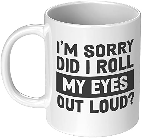 Panvola Съжалявам, Аз Закатил очите на Глас Саркастическая Кафеена Чаша 11 грама Забавен Подарък на Колега Новост