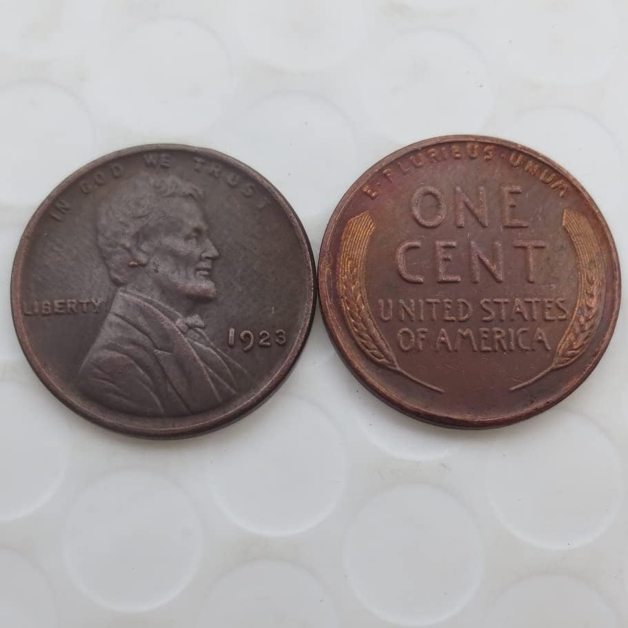 Възпоменателна монета Чуждестранна копие Линкольновского цента на САЩ 1923 година на издаване
