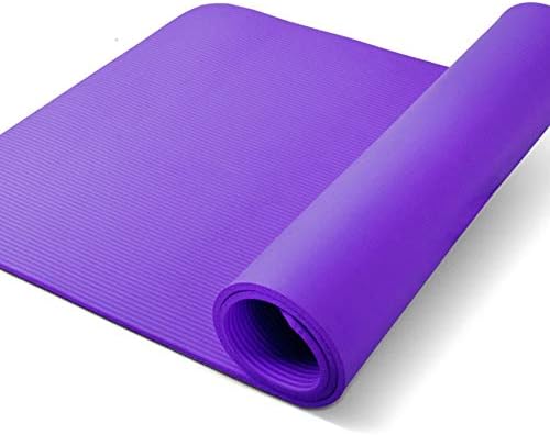 килимче за йога с дебелина 15 мм, нескользящий килимче за йога с каишка за носене на ръка, екологично чисти и сертифицирани SGS материал NBR – Без мирис, нескользящий, з?
