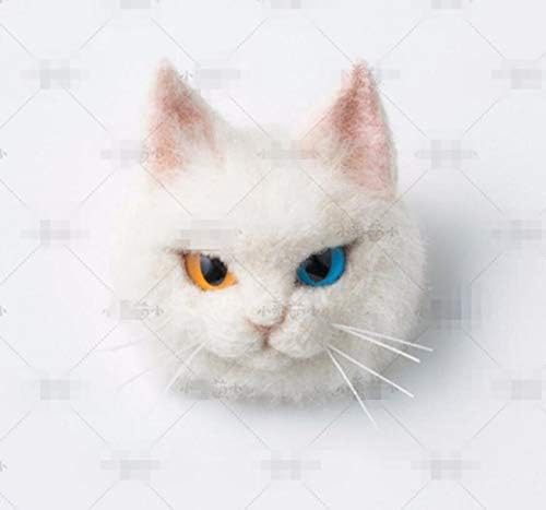 MUGgYz 1 Комплект (E) Котка от вълна, филц, ръчно изработени, на Творчески комплект за бродерия от козината