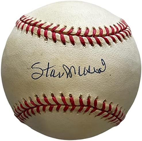 Официален представител на Националната лига бейзбол Стан Музиал с Автограф - Бейзболни топки с Автографи