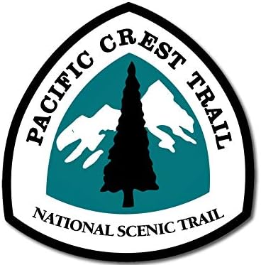 Стикер AV Pacific Crest Trail, Етикети за улицата, Vinyl Стикер National Scenic Trail, Стикер във формата на