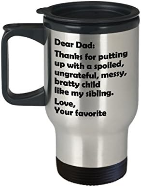 Пътна чаша за скъпи татко - Забавно Пътна чаша за баща Пътна чаша за баща Идеи за подарък за татко