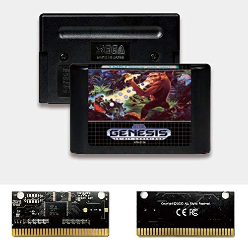 Aditi Преди Going Ape Spit - американската печатна платка Flashkit MD с безэлектродной златен печат за игралната конзола Sega Genesis Megadrive (без региона)