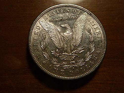 Сребърен долар Морган 1881 г. на Стойност 1 долар В необращенном формата на