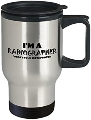 Рентгенограф Кафе Пътна Чаша за Най-добър Забавен Уникален Рентгенолог Чаена Чаша е Идеална Идея За Мъже, Жени,