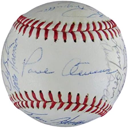 1972 Екипът на Филис с автограф (28 подписи) Сполдинг ОНЛ Бейзбол Бейзболни топки с автографи