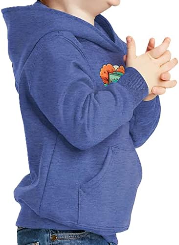 Пуловер с участието на коли за Деца, Hoody с качулка - Сладък Hoody Отвътре с Гъба - Мультяшная Hoody за деца