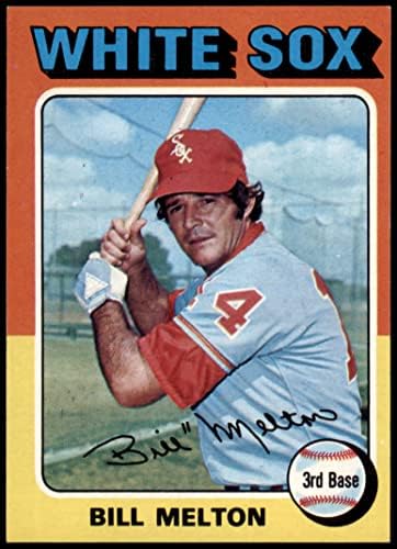 1975-Добрият играч № 11 Бил Мелтън Чикаго Уайт Сокс (бейзболна карта) в Ню Йорк Уайт Сокс