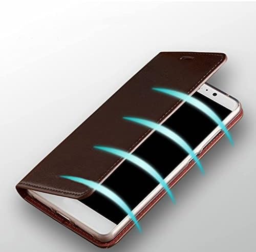 Чанта-портфейл YAGELANG за Samsung Galaxy S23 Ultra, Магнитен Флип калъф от естествена Кожа с Притежател на