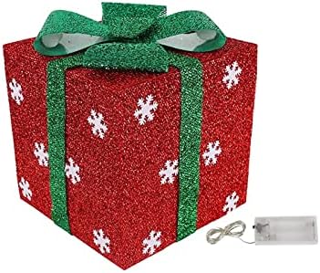 DPPA Осветени кутии Подарък Вътрешно Външно Коледна украса за Коледни Елхи Идея за Декорация на дома на Верандата Коледна украса (C)