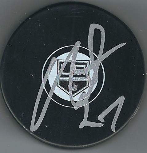 Хокейна шайба на АЛЕК МАРТИНЕС на Лос Анджелис Кингс с автограф - за Миене на НХЛ с автограф