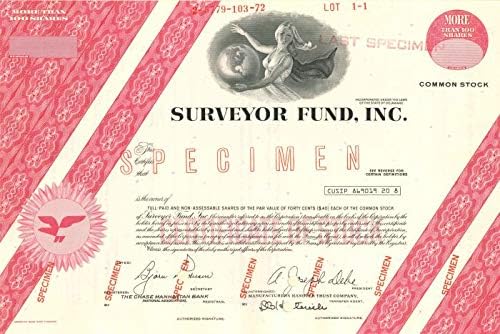 Surveyor Fund, Inc. - Склад за сертификат