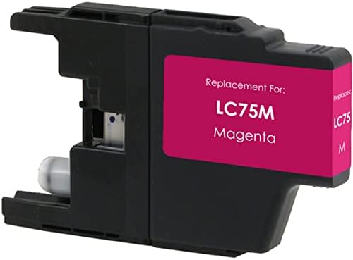 Clickinks Съвместима касета с пурпурни мастило за подмяна на LC75 за употреба с принтери MFC-J6510DW MFC-J6710DW