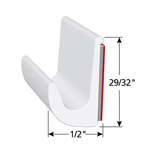 Покритие-Каплеуловитель Lok, бял – Височина на 1/2 , дължина-25' – канавката от PVC пластмаса за леки автомобили,