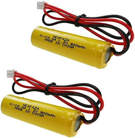 NEAFAZA 5 опаковки 1,2 На 900 mah Ni-CD AA Авариен светлинен индикатор за Излизане от Подмяна на батерията е