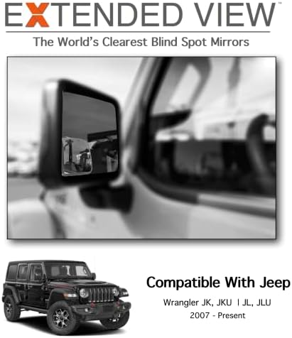 Обичай огледала за слепи зони - Съвместим с Jeep Wrangler 2007 г. | огледала за слепи зони, които са съвместими
