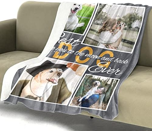 Одеало за кучета Индивидуално Одеяло със снимки на Word Персонализирани Одеяла за кучета Средни Меко Топло Одеяло