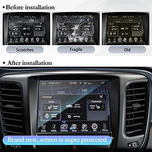 SKTU за 2015-2020 Chrysler 200 Защитно фолио за екрана Uconnect Limited LX 200S 200C Навигационния дисплей Закалено