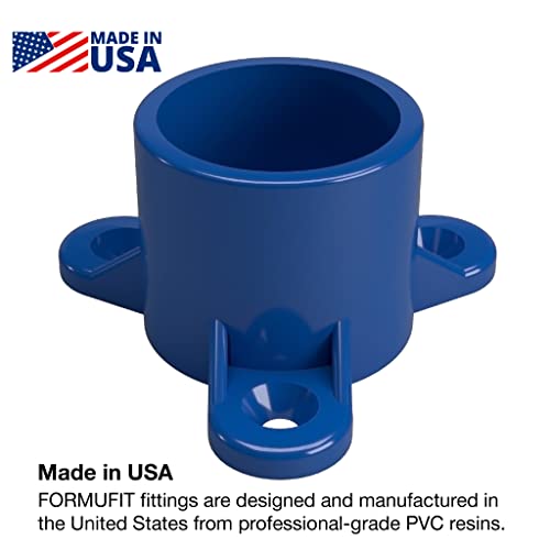 FORMUFIT F034ECT-BL-10 майната-надолу капачката, за да мебелен плот 3/4 инча син цвят, ID 1,05 инча, PVC (опаковка