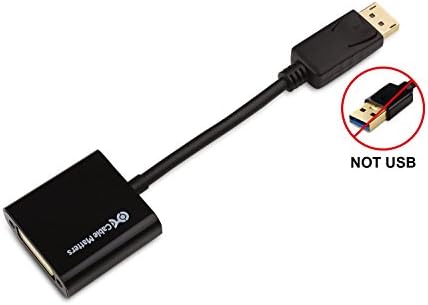 Важно кабел Active DisplayPort-DVI Adapter (Активен адаптер DP-DVI) с поддръжка на технологията Eyefinity
