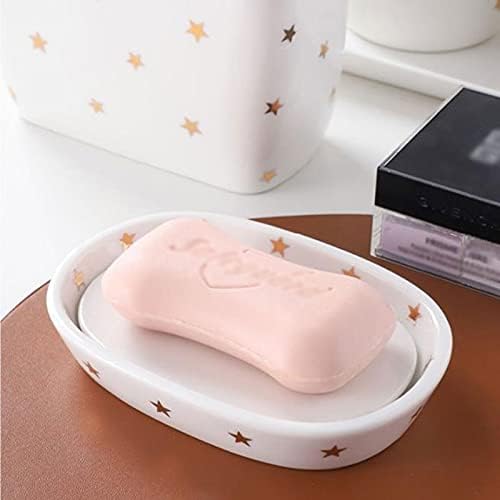 Допълнителна Опаковка за сапун, Керамичен Комплект Аксесоари за баня от 6 теми, Комплект за баня в Хотел с Дозатор