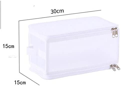 AKFRIEsnh Кутия-Органайзер Пластмасова Прозрачна Кутия За Съхранение на Класификация Дрехи Сортиране Чанта Чанта