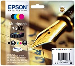 Epson 16XL Multipack - Касета за печат - Размер XL - 1 х Черен, Жълт, циан, магента - за Workforce WF-2010W,