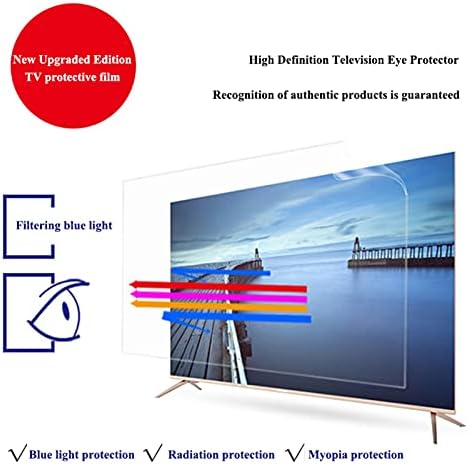 Защитни фолиа за екрана на телевизора ALGWXQ 32-75 инча със защита от синя светлина за телевизор - филтър за