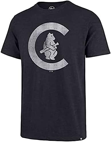 MLB Мъжка тениска Cooperstown Grit Vintage Scrum Team Color С Основен Логото на Mark Word