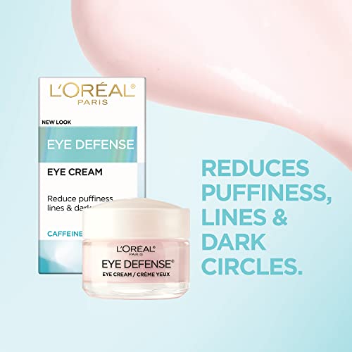 L ' Oreal Paris Дермо-Експертен крем за защита на очите с кофеин, хиалуронова киселина, За всички типове кожа,