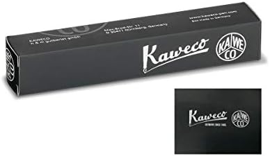 Комплект дръжки Kaweco - Sport Classic Green с тънко перо (F), Осмоъгълна златен клипс и Ръководството на потребителя
