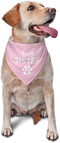 Кърпа за кучета Старши Сестри vercosee, Подпори за Фотосесия, Разкриващ Пол, Кърпа за кучета с Обявяването на