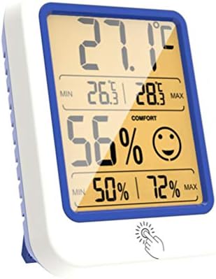 Hemoton Влагомер, Термометър Мини Цифров Електронен Температурата LCD Дисплей Дисплей Измерители на Влажност