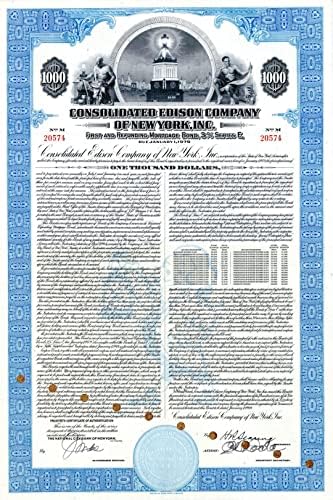 Consolidated Edison Co., Ню Йорк, Inc. - обезпечение от 1000 долара