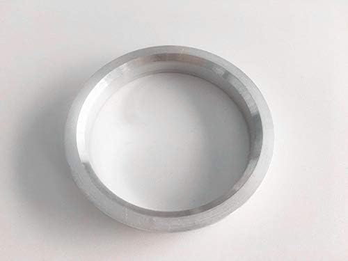 NB-AERO 4 бр. Сребристи Алуминиеви пръстени от 73 мм (колелце) до 65,1 мм (Ступица) | Централно пръстен Hubcentric