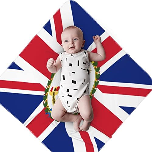 Флаг Каймановите острови, Детско Одеало, Като Одеало за Бебета, Калъф за Свободни Новородени, Обвивка