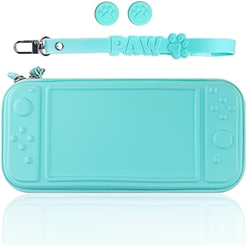Калъф RHOTALL за носене на Nintendo Switch & Switch OLED, Симпатичен Пътен Твърд Защитен калъф за Switch с каишка