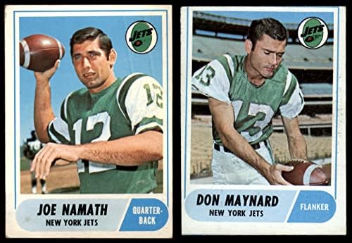 1968 Сет екип Topps New York Jets Ню Йорк Джетс (сет) VG Jets