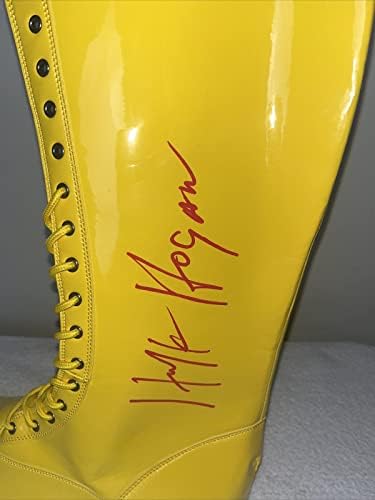 Хълк Хоган Подписа Кожена обувка WCW WWE Pro Борба с автограф Бекет