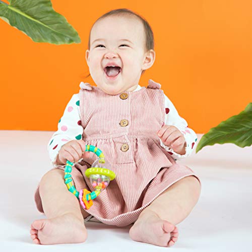 Подаръчен комплект Bright Starts Teeth Relief от 8 теми - Детски Прорезыватели без Бисфенол А, Охлаждаемые Играчки За никнене на млечни зъби, Унисекс, 3 месеца +