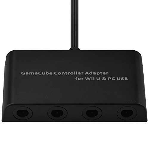 Gam3Gear Mayflash 4-портов адаптер GameCube контролер за преминаването на WII U и PC USB с бутилка отварачка за бутилки welbeck