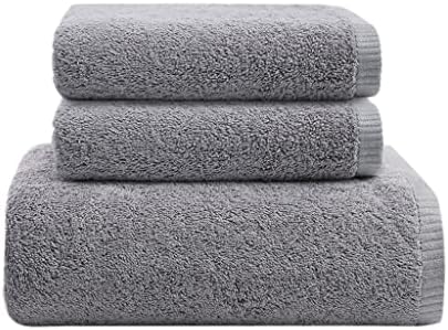 XXXDXDP кърпи за баня от домашно памук, за мъже и жени абсорбира вода, и дебели зимни кърпа за възрастни може да приключи (Цвят: 3 бр., размер: 72x34 см + 140x70 см)