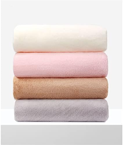 SXDS Снежна бархатное кърпи за баня, два комплекта за мъже и жени, Битова скорост на усвояване вода, сушене, не капки кърпа за коса (Цвят: B 2 бр. размер: 35x75 см + 70x140 см)
