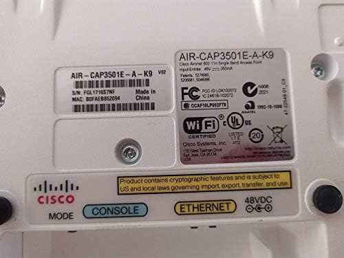 Точка за достъп Cisco серия 3500e (AIR-CAP3501E-A-K9)