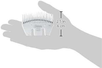 Гребен за подстригване Oster с 20 зъбци (078554-056-003), голяма сребърна