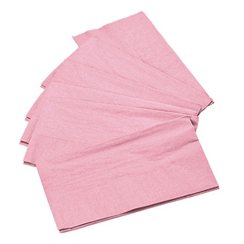 Perfectware 2-слойная салфетка за хранене Розова Хартиена салфетка за хранене от 100 карата, 2-слойная розово, с височина 0,1 инча, ширина 4,5 инча, дължина 7,5 инча (опаковка от 1