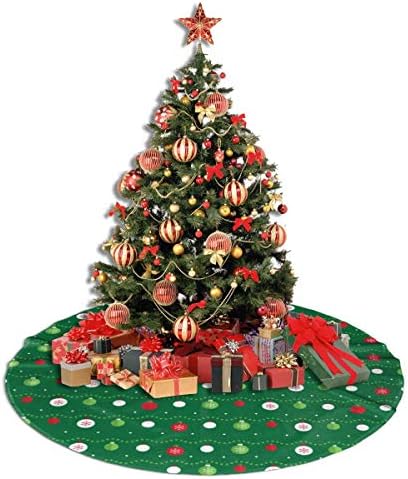 LVeShop Коледен Модел Пола за Коледно Луксозен през Цялата Вътрешна Подложка за Улиците на Селски Празнични