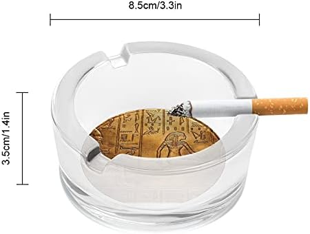 Египетската Колекция На Египетското Древното Изкуство На Цигари Пушачите Стъклени Пепелници Пепелник За Домашния